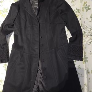 Elegant Black Trench Coat